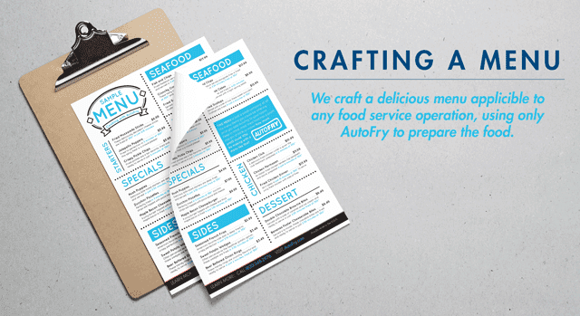 AutoFry menu header